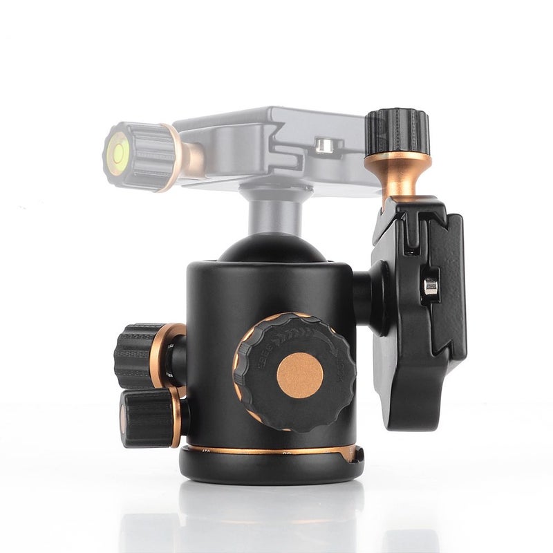 Pergear TH3 Pro DSLR Camera Tripod Ball Head, 8KG/17.6lbs Loading Capacity, 360 Degree Swivel, Metal Build Quality, Fine Tuning Damping, U-Shaped Groove Design for Easy Switching Into Vertical Mode - Image 3